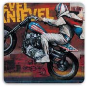 Stephen Holland paints Evel Knievel