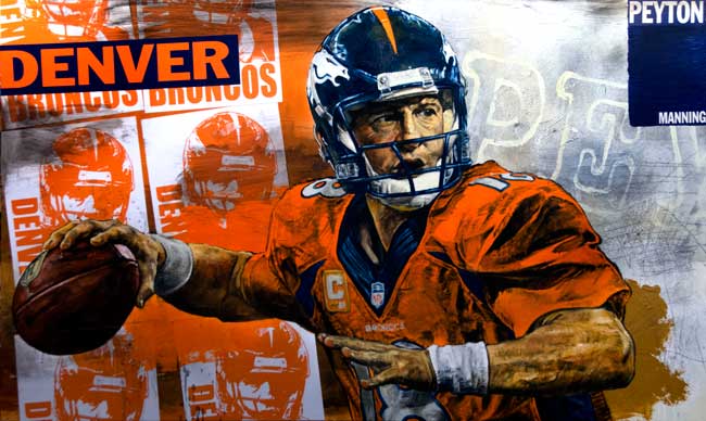 Payton Manning by Stephen Holland