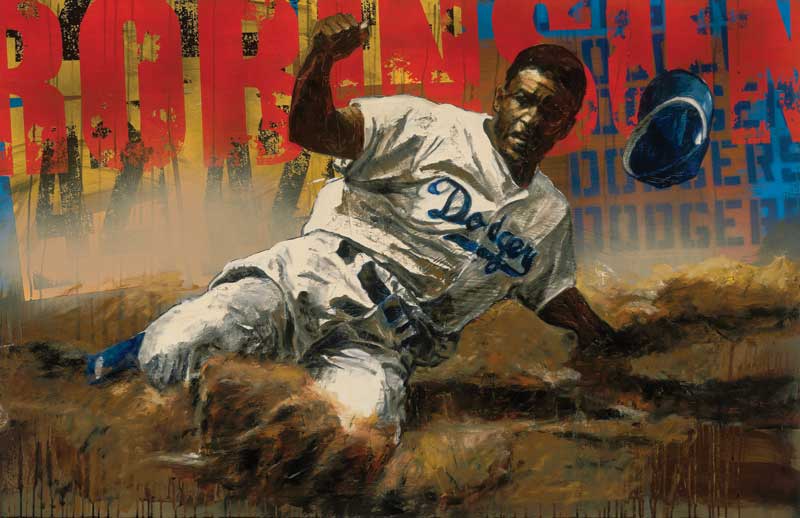 Jackie Robinson by Stephen Holland