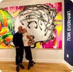 Tom Everhart at museum opening. 